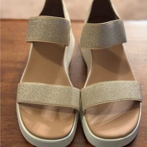 AEROSOLES Women's Cream Sandals